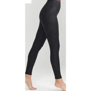 Yummie Faux Leather Leggings XS Black NWT $88